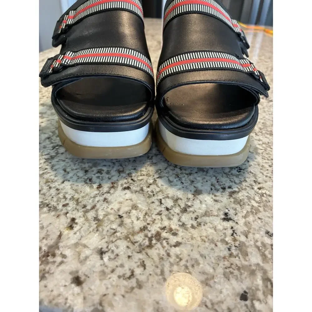 Sorel Joannie III Slide Wedge Sandal Women's size 8.5 Honest Black Gum